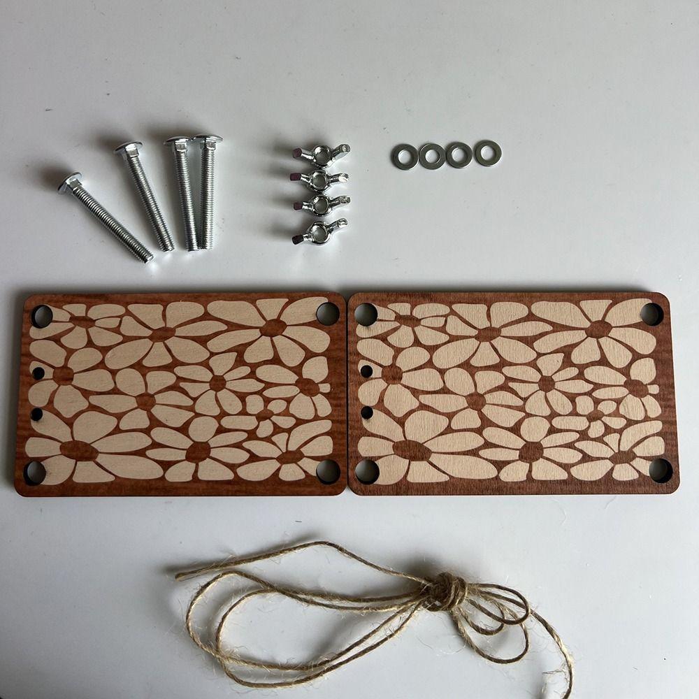Wooden Pocket Flower Press Creative Press Flower Tool  For Plants Flowers Crafts