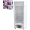 Single Door Toy Refrigerator, 1/12 Scale Dollhouse Furniture for Kitchen, Dollhouse Accessories Single Door Fridge Kitchen Toy for Kids