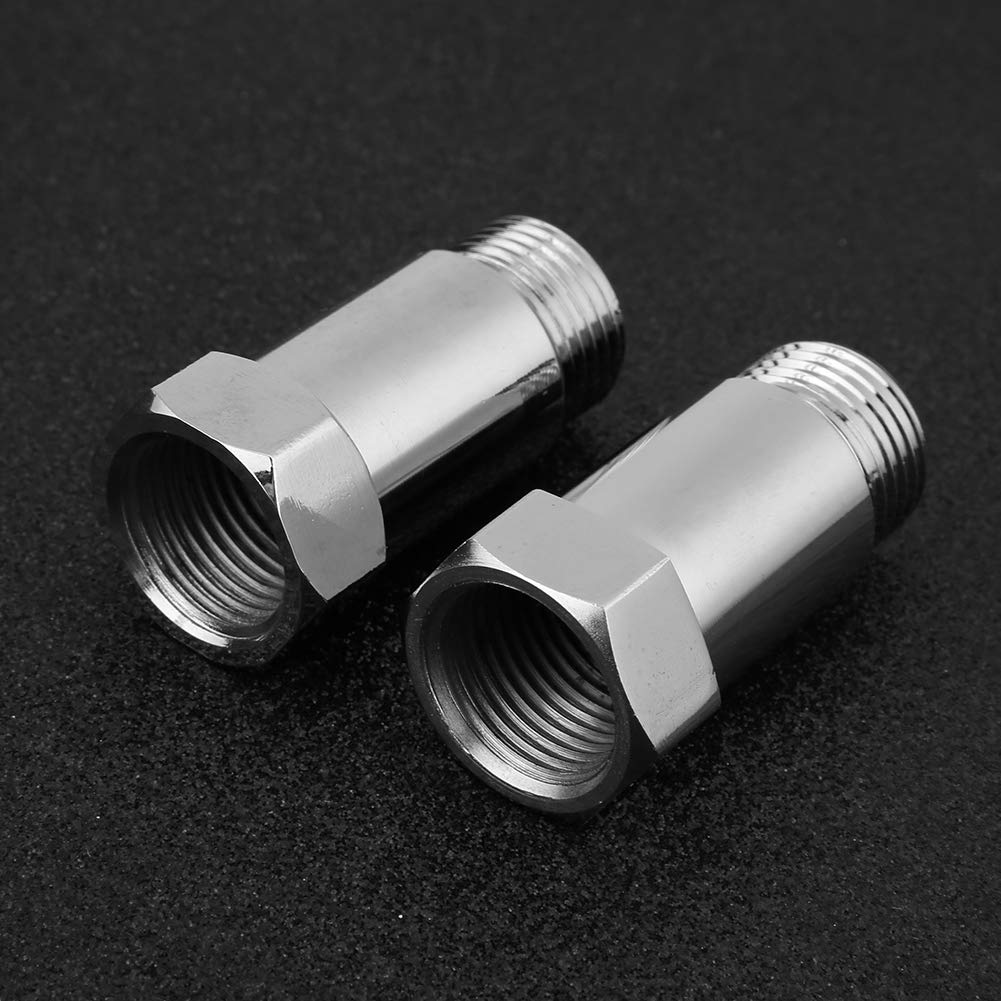 Keenso 2pcs O2 Oxygen Sensor M18X1.5 Spacer Sensor Exhaust System