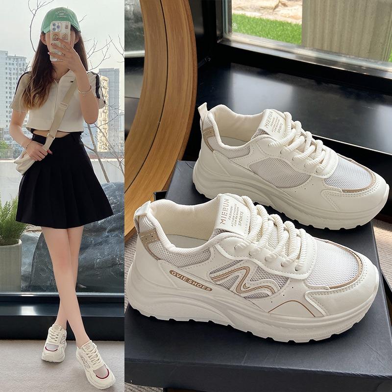 Thick-soled Lightweight Dad Shoes, New Summer Mesh Fashion Casual Sports Shoes, Not Tired Feet Versatile Running Shoes