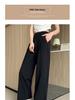 Spring/Summer Korean Plus Size Wide Leg Slimming Pants for Women - Casual, Loose, Cropped