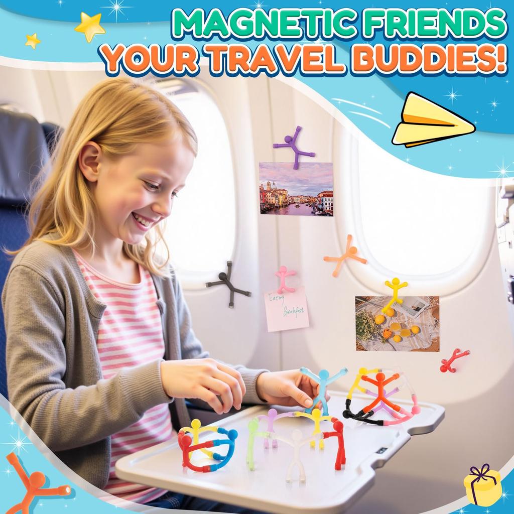 10 Pcs Cute Magnetic People Figures,Funny Refrigerator Magnets Toy Gifts For Kids, Whiteboard,School,Locker,Home Fridge Magnets