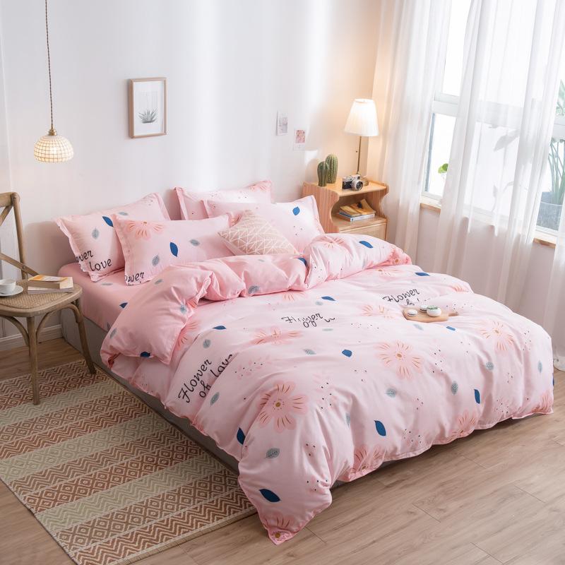 Cute Cartoon Print Duvet Cover 220x240 Lovely Pattern Adults Kids Quilt Cover AB Double-sided Comforter Covers No Pillow Cases
