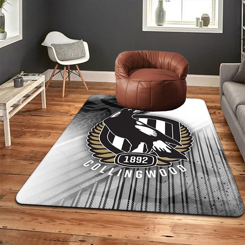 Collingwood FC Rug Floor Mat for Living Room or Bedroom Soft and Comfortable Carpet a Gift for Birthday and Holiday.DFF0925301