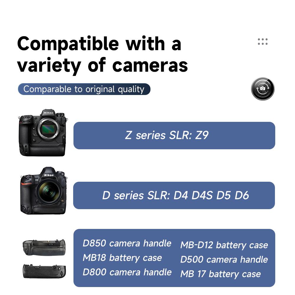 PALO EN-EL18a EN-EL18 EL18D Camera Battery for Nikon EN EL18a, EN EL18, D850, D800, D800E, D4, D4S, D5, D6 Camera Accessories