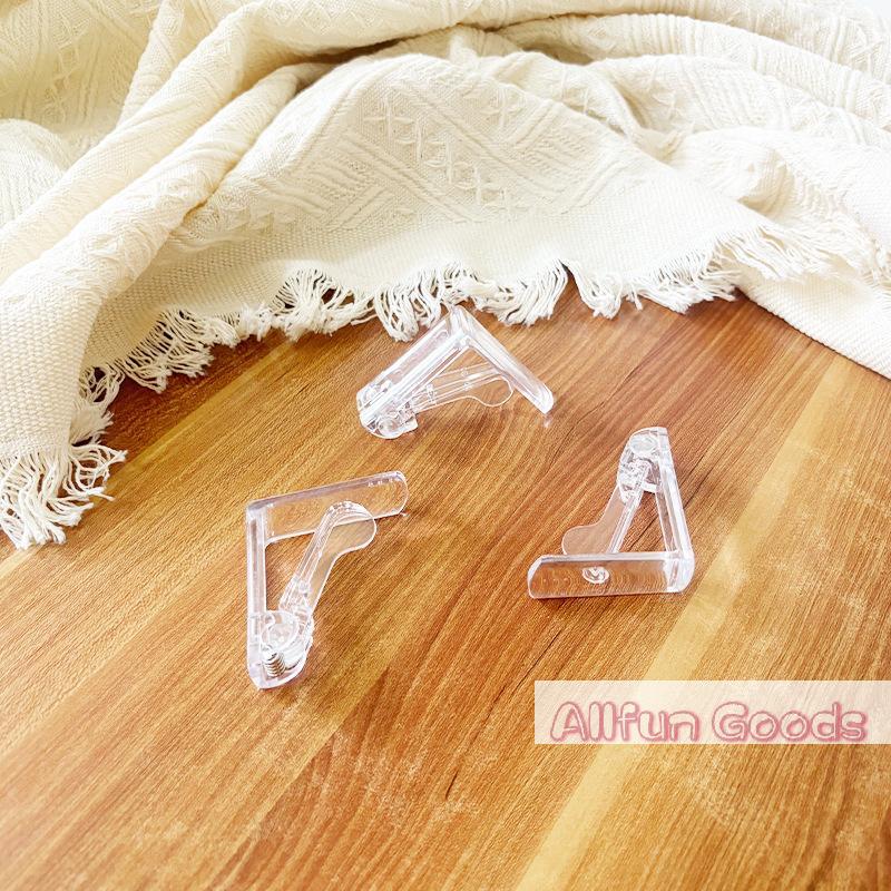10pcs Plastic Tablecloth Clips Transparent Non-slip Securing Holder Decorative Leaf Tablecloth Clamp Holder Table Cover Clamps