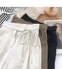 Women's Summer High Waist Drawstring Shorts: Loose, Casual A-line Wide Leg Pants