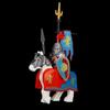 MOC Medieval Knight Castle Figures Building Blocks Weapon Wolf Swordsmen Guard Bow Arrow Shield Flags Warhorse Toys Gifts S002