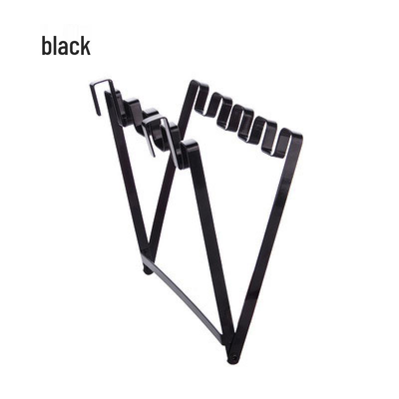 Foldable Kitchen Trash Bag Holder: Wall-Mounted, Wrought Iron, for Cabinet Door