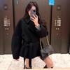 Hepburn Textured Woolen Stand Collar Coat - Petite Size, 2025 Autumn/Winter Collection