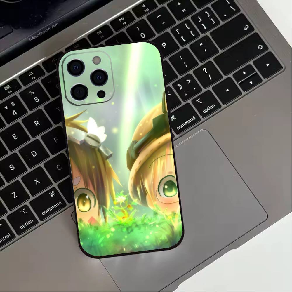 M-Made in Abyss  Phone Case For iPhone 17,16,15,14,13,12,11 Plus,Pro Max,XS,Soft Silicone Black Cover