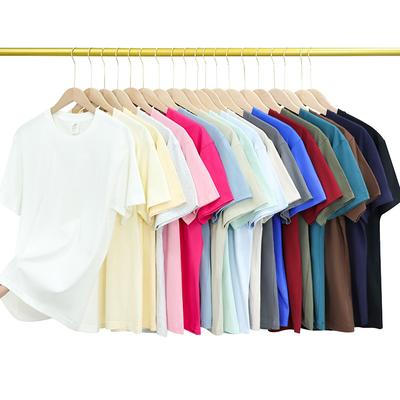 Cotton Short Sleeved Men's T-shirt Top Loose Short Sleeved Loose T-shirt