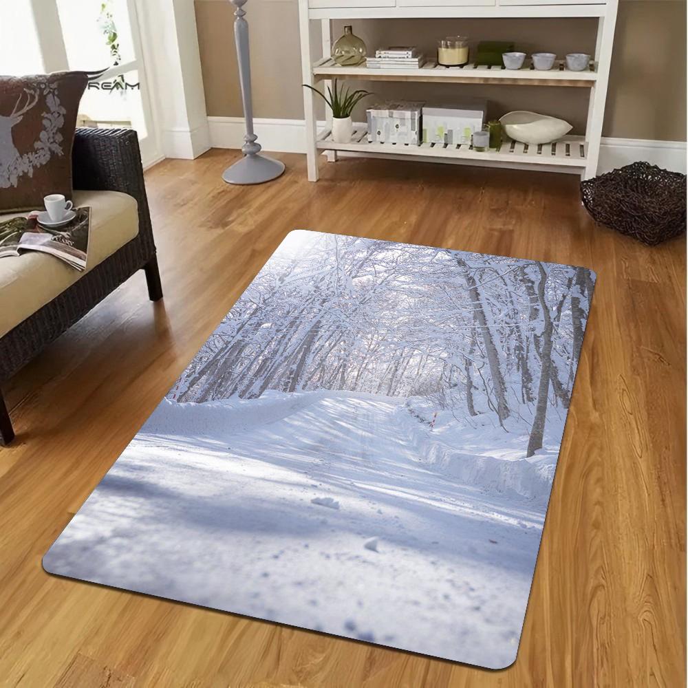 

Landscape Carpet Cartoon Living Room Bedroom Kitchen Sofa Table Balcony Rug Non-slip Washable Mat Exquisite Home Ins 60*90cm
