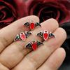 10pcs 20*11mm Gothic Silver Color Bat Animal Spider Charms Pendant Fit Necklace Earrings DIY Jewelry Designer Making Accessories