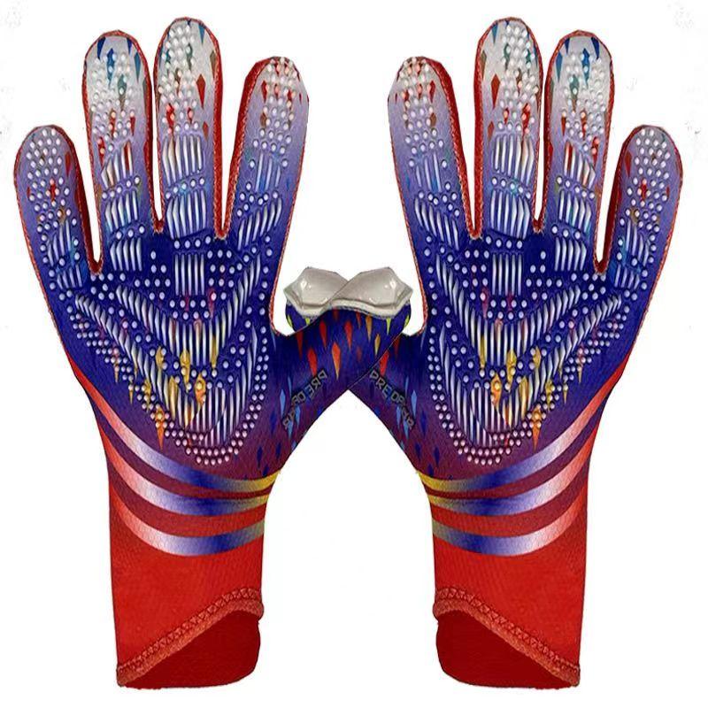 

2024Новые молодежные взрослые вратарские перчатки латексные износостойкие противоскользящие вратарские перчатки игровые тренировочные перчатки 7 красный