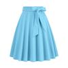 European & American Barbie Pink Plaid High-Waisted Midi Skirt - Cute, Sweet, Large-Swing A-Line.