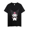 MINISO Kuromi T Shirt Women Couple Combination Clothes Short Sleeve Collar Fashion Man Cotton