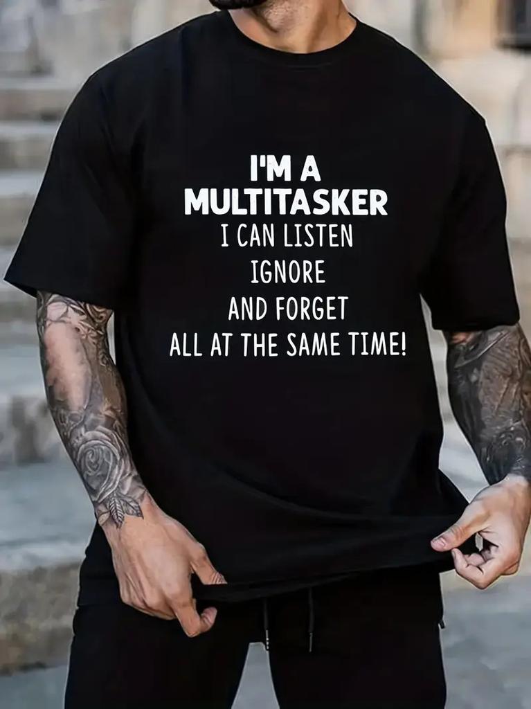 Cotton New Bestselling Headphone Letter Printed Roundneck Shortsleeved Tshirt Unisexs Top Graphic T Shirts Streetwear