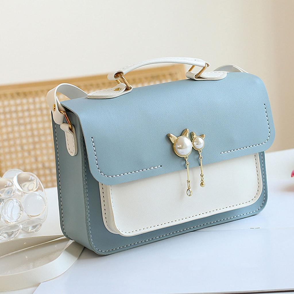 DIY Women Shoulder Bag Fashion Crossbody Bags Pu Leather Handbags Accessories Adjustable Strap Craft Gift for Girls