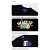 Wassup Heods American Trendy Brand Crew Neck Sweatshirt for Men and Women, Autumn and Winter Loose Casual Heavyweight Fleece Couple Tops
