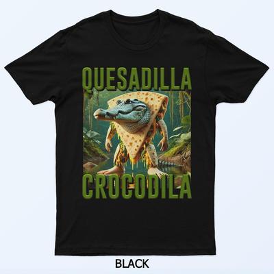 Quesadilla Crocodila KI Generierter Charakter Italienischer Hirnfraß T-Shirt