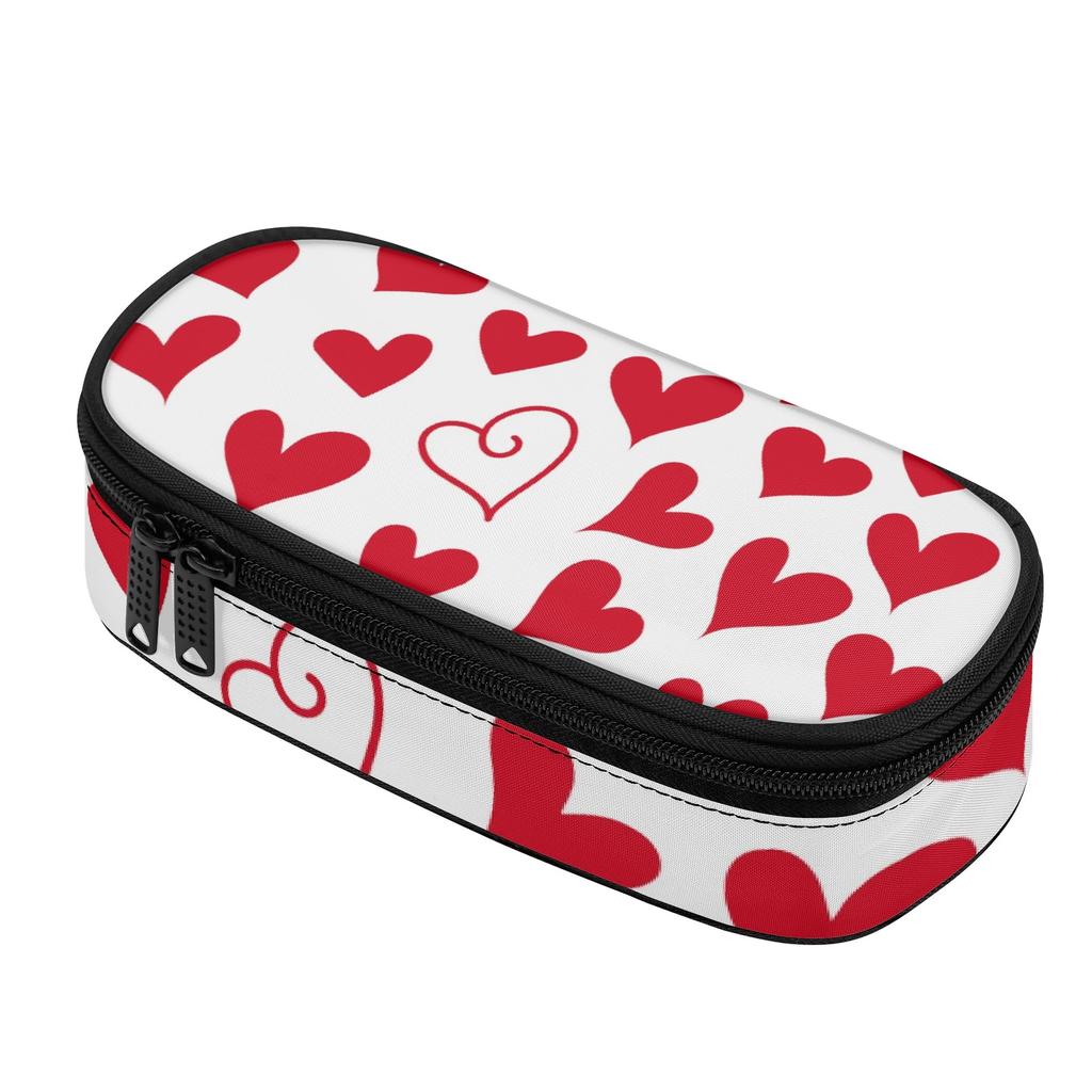 Pen Case Roomy Interior Easy Open Zipper 300D Polyester with Mesh Divider Pen Holders and Spacious Main Compartment for Boys Girls