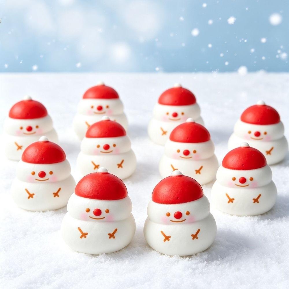 Slow Rebound Christmas Snowman Squishy Soft Christmas Squishy Toy Goodie Bag Stuffer