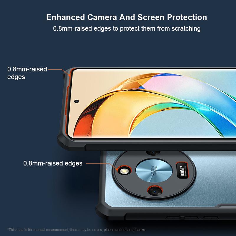 XUNDD For Honor X9b 5G/Magic6 Lite 5G Shockproof Phone Case Acrylic+TPU Phone Back Cover Shell