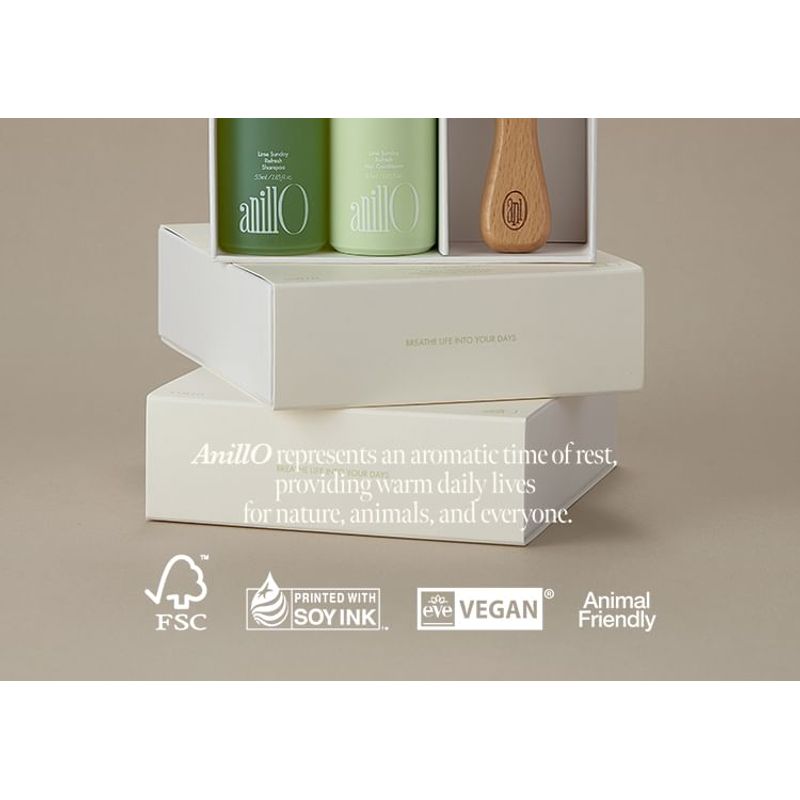 anillo Lime Sunday Refresh Hair & Brush Mini Set