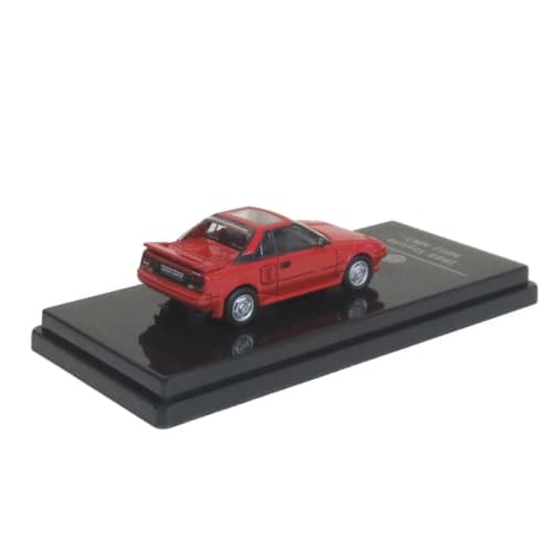 PARAGON 1/64 scale Toyota MR2 MK1 AW11 1985 Super Red LHD (Finished Model)