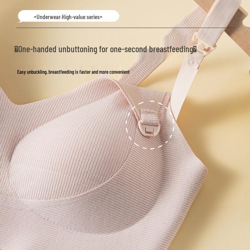 Ganzjahres-Still- und Wochenbett-BH: Anti-Schlaffheit, Design mit Frontöffnung für Schwangerschaft & Stillzeit