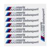 For BMW M X1 X3 Car Decoration Strip Trunk Relief Stickers Decals For Bmw M Power Performance E28 E30 E34 E36 E46 E60 E90 F84 F87 X1 X3 X5 X6
