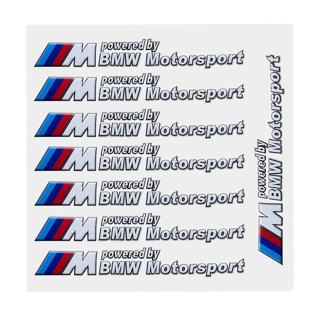 For BMW M X1 X3 Car Decoration Strip Trunk Relief Stickers Decals For Bmw M Power Performance E28 E30 E34 E36 E46 E60 E90 F84 F87 X1 X3 X5 X6