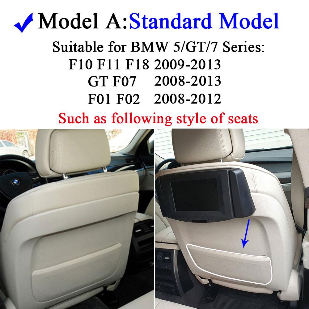 Front Seat Leather Backrest Storage Panel Cover Trim Replacement For BMW 5 7 GT Series F10 F11 F18 F01 F02 520 523 525 530