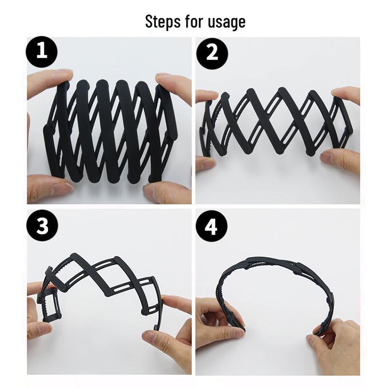 Portable Non-Slip Foldable Headband for Women - 2025 New Design for Travel and Everyday Use