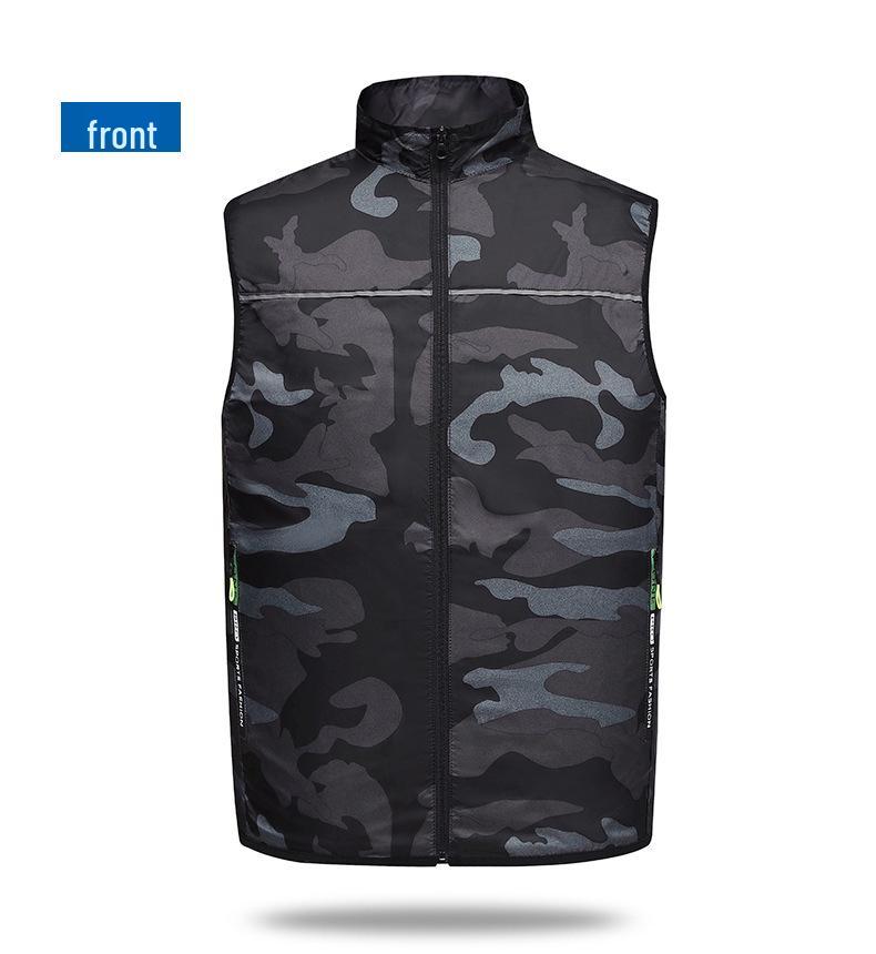 Summer Cooling Vest: Cross-Border Japan-Korea Style, Sleeveless, Heatstroke Prevention, Ideal for Outdoor Activities and Fishing.