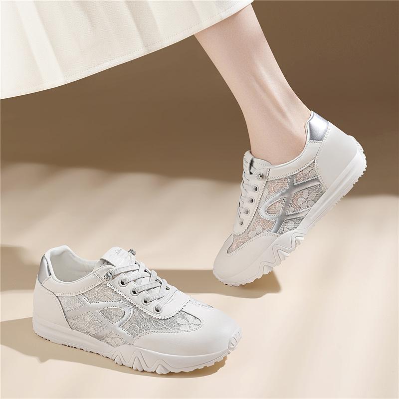 Sportschuhe für Damen Frühling Neu Flachsohlige Lässige Damen Vielseitige Leichte Innenhöhe Trainingsschuhe