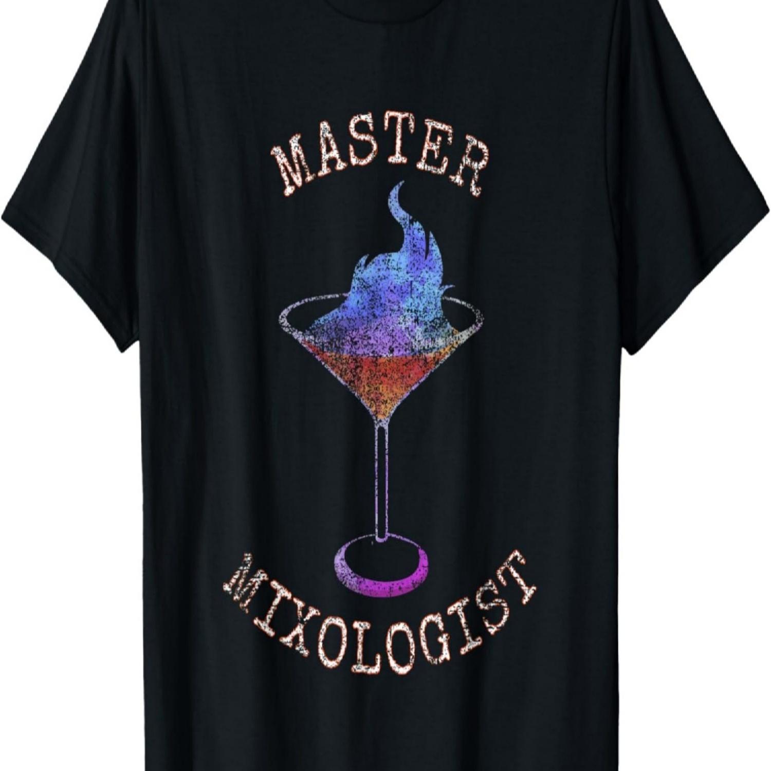 Master Mixologist Bartender Bartending T-Shirt T-Shirt S чёрный