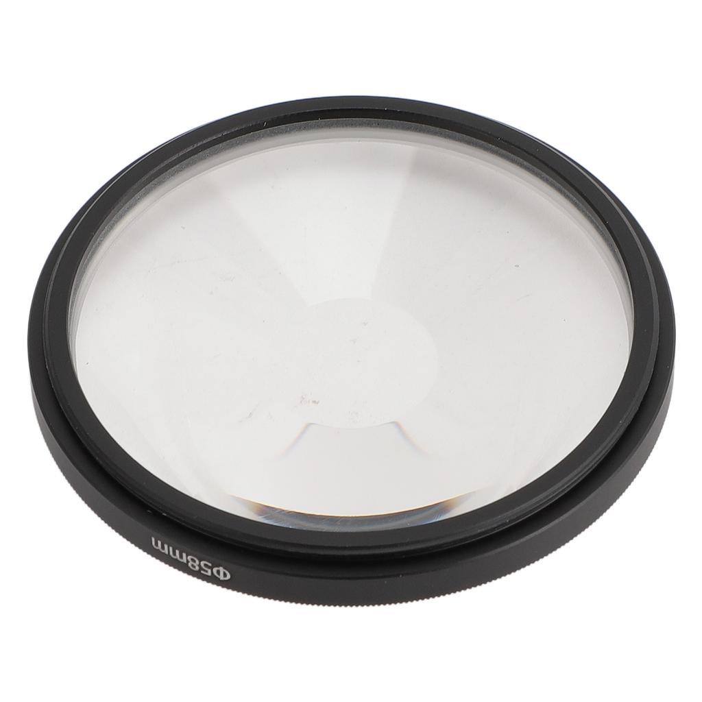 55mm Prisma Linse Tunnelblick Verzerrter Strudel Wirbel Prisma Drehung Unschärfe Effekt Filter Kamera Effektfilter für Fotografie