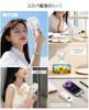 Portable Handheld Fan Latest with Mobile Powerful 22 Hours of Continuous 6 Adjustable 20dB Quiet LED Compact and Foldable Desktop Heatstroke