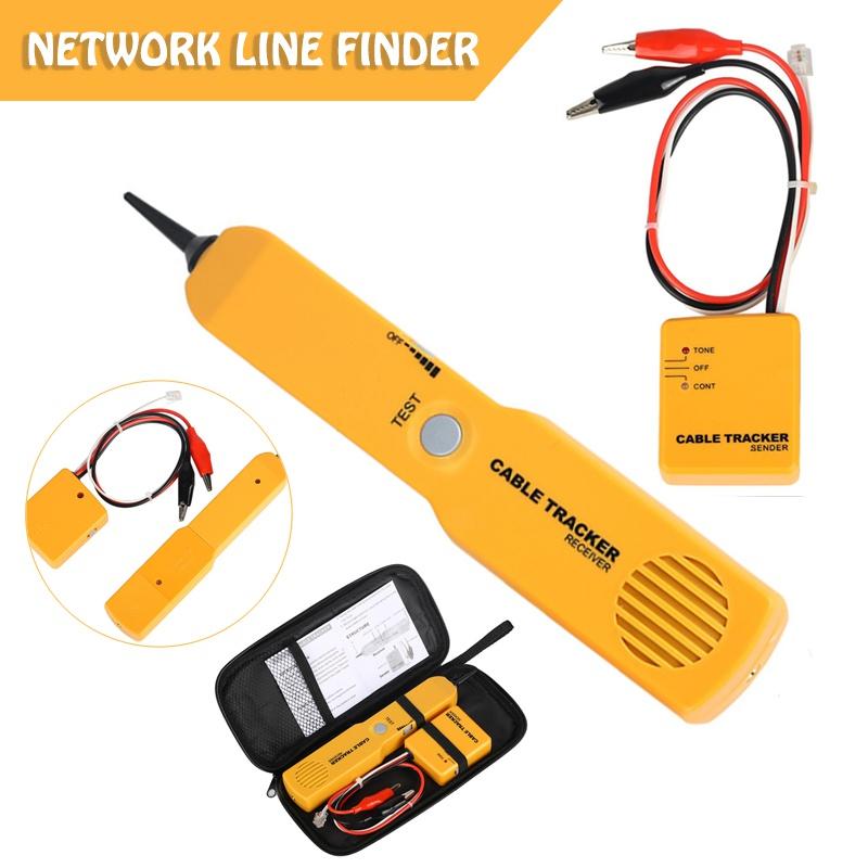 Network Cable Finder Tracker Tester Electric Wire Tracer +Storage Pouch