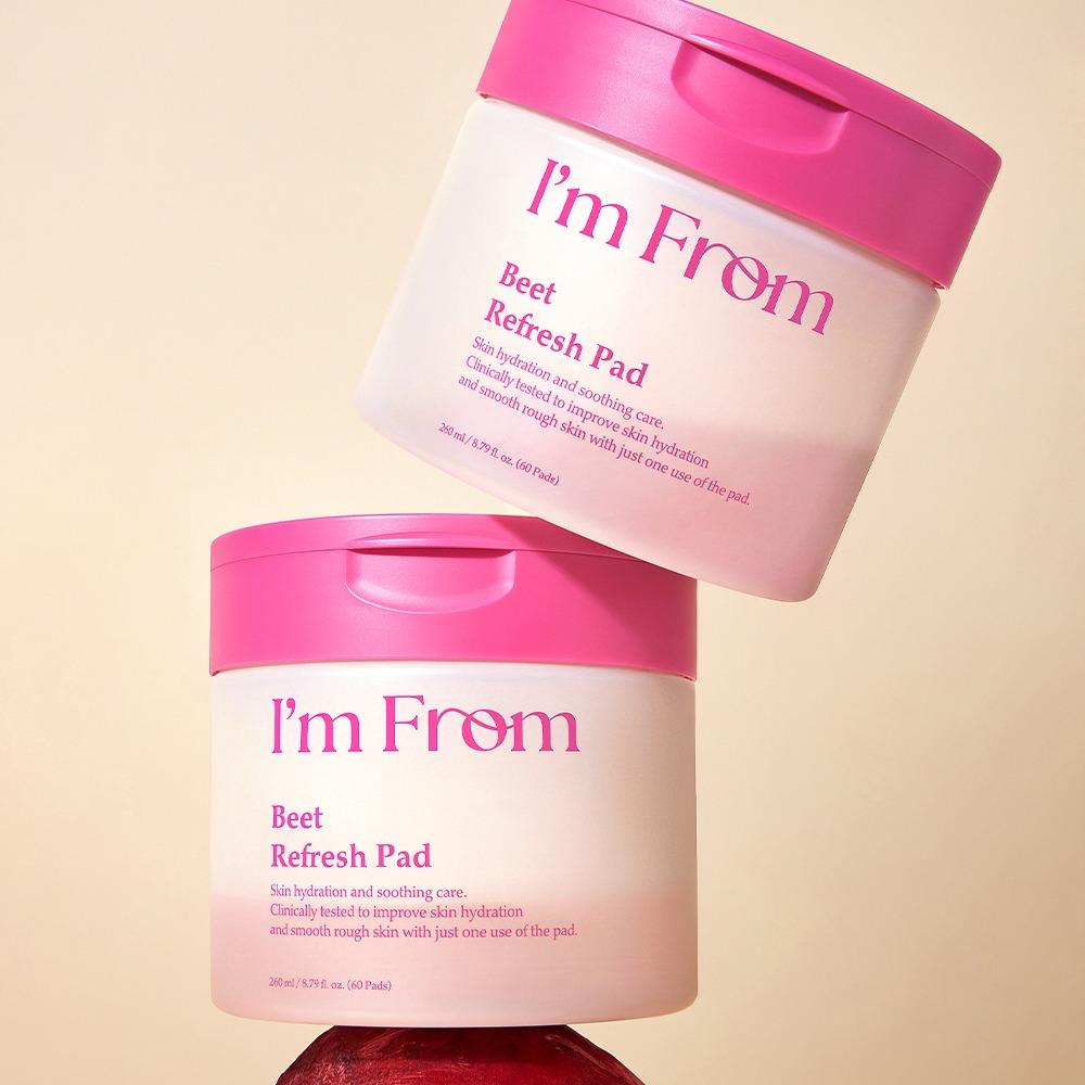 I'm From Beet Refresh Pad Hydrating Smoothing 260ml 60pcs