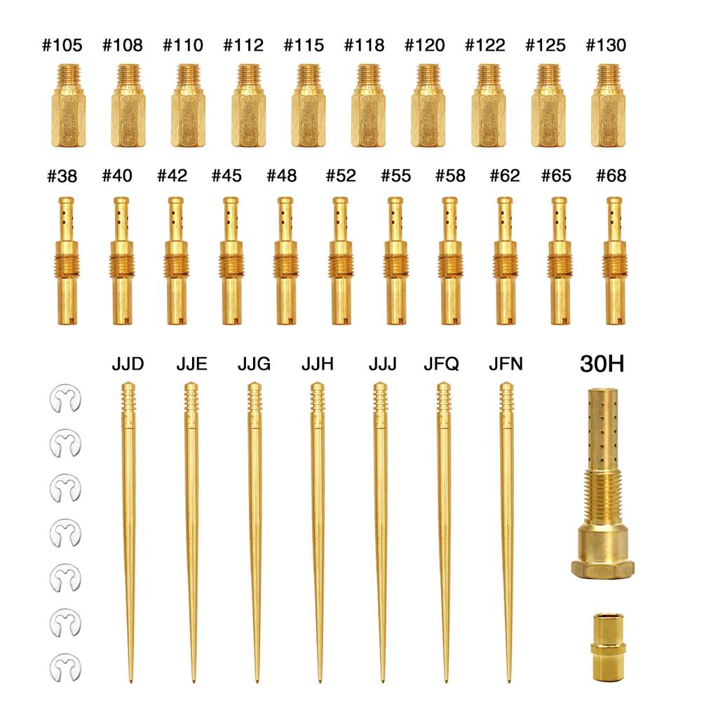 ZSDTRP PE 26-28 PWK 21-34 Carburetor Super Presisi Repair Kit with Slide Needle Pilot Main Jet Niddle House