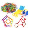 65~240pcs Kids DIY Building Blocks Stick Toys with Storage Bag Children Early Learning Intelligence Sticks Creativity Toy TMZ