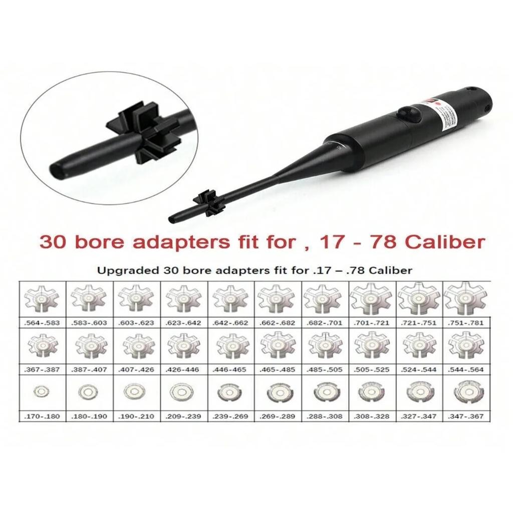 Bore Sight Kit, Suitable For .17 To .78 Caliber Multi-port Adapters.