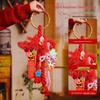 2026 Year of the Horse Spring Festival Chinese Knot Door Hanger - Wanzi Knot Ornament for Festive Atmosphere