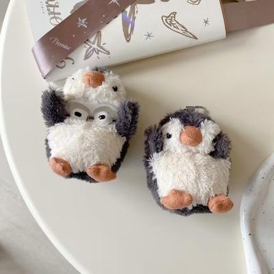 Plush Penguin Earphone Protective Case for AirPods 1 2 3 Pro AirPods Pro2
