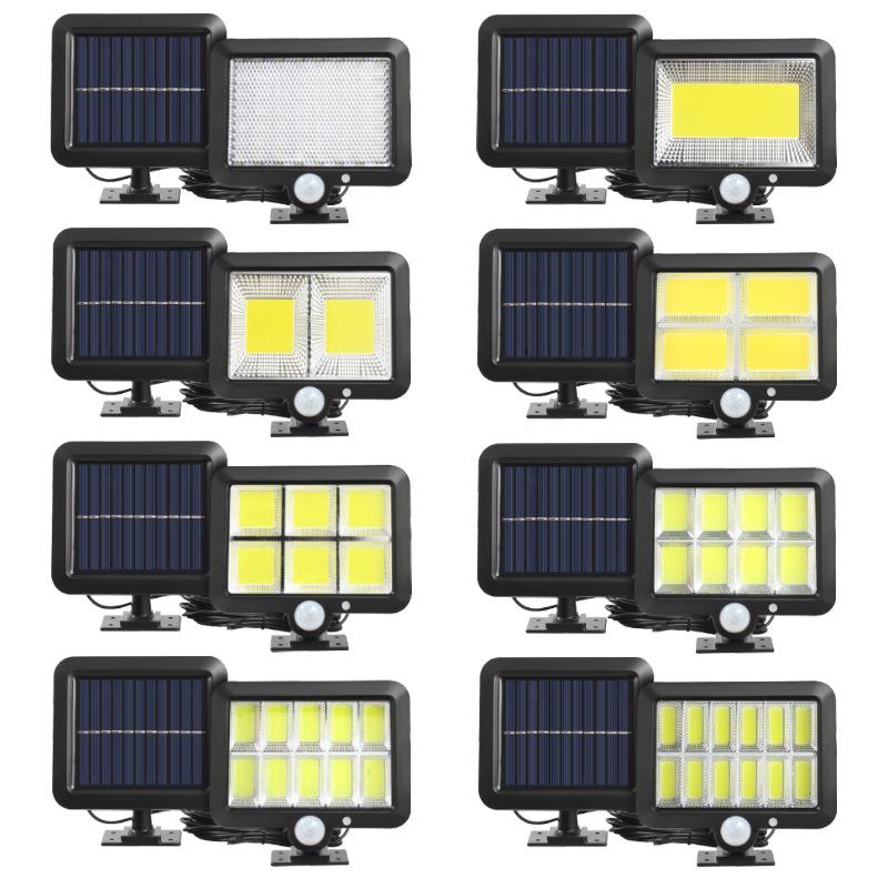 1PC Solar Human Body Induction Light Outdoor Split Garden Light Solar Charging Wall Light Garage Lighting Street Light