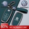 Per VOLKSWAGEN Lega di Zinco Pelle Custodia Portachiavi Auto Copertura Supporto Guscio Portachiavi Per VW Tiguan Touran Caddy Beetle Jetta Eos Golf Polo Hell