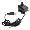 Small Submersible Water Pump 0‑200cm Lift 0‑250LPH IP68 Rating DC5V 2.4W USB Water Pump with LED Ind